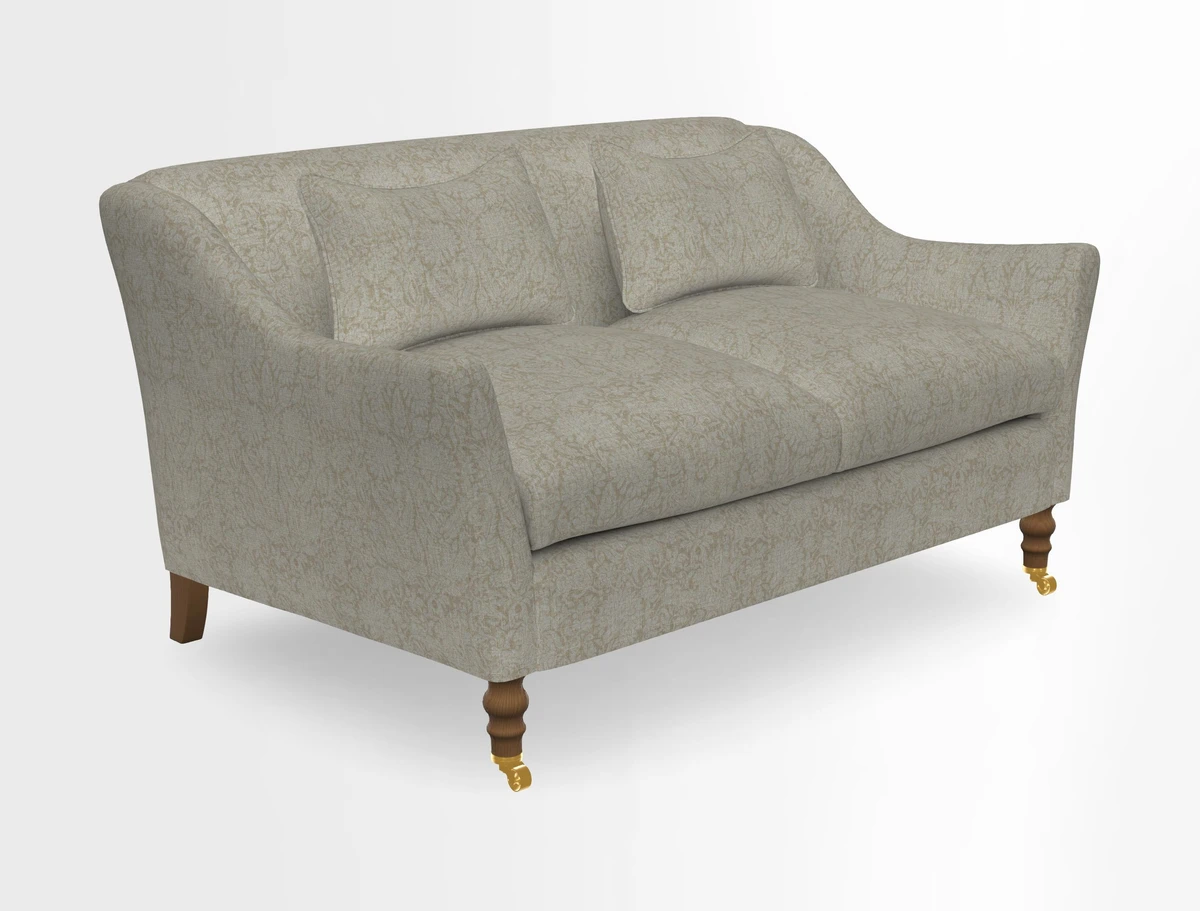 Cromer 3 Seater Sofa in RHS Botanicals Henry Moon Lions Tail Terracotta