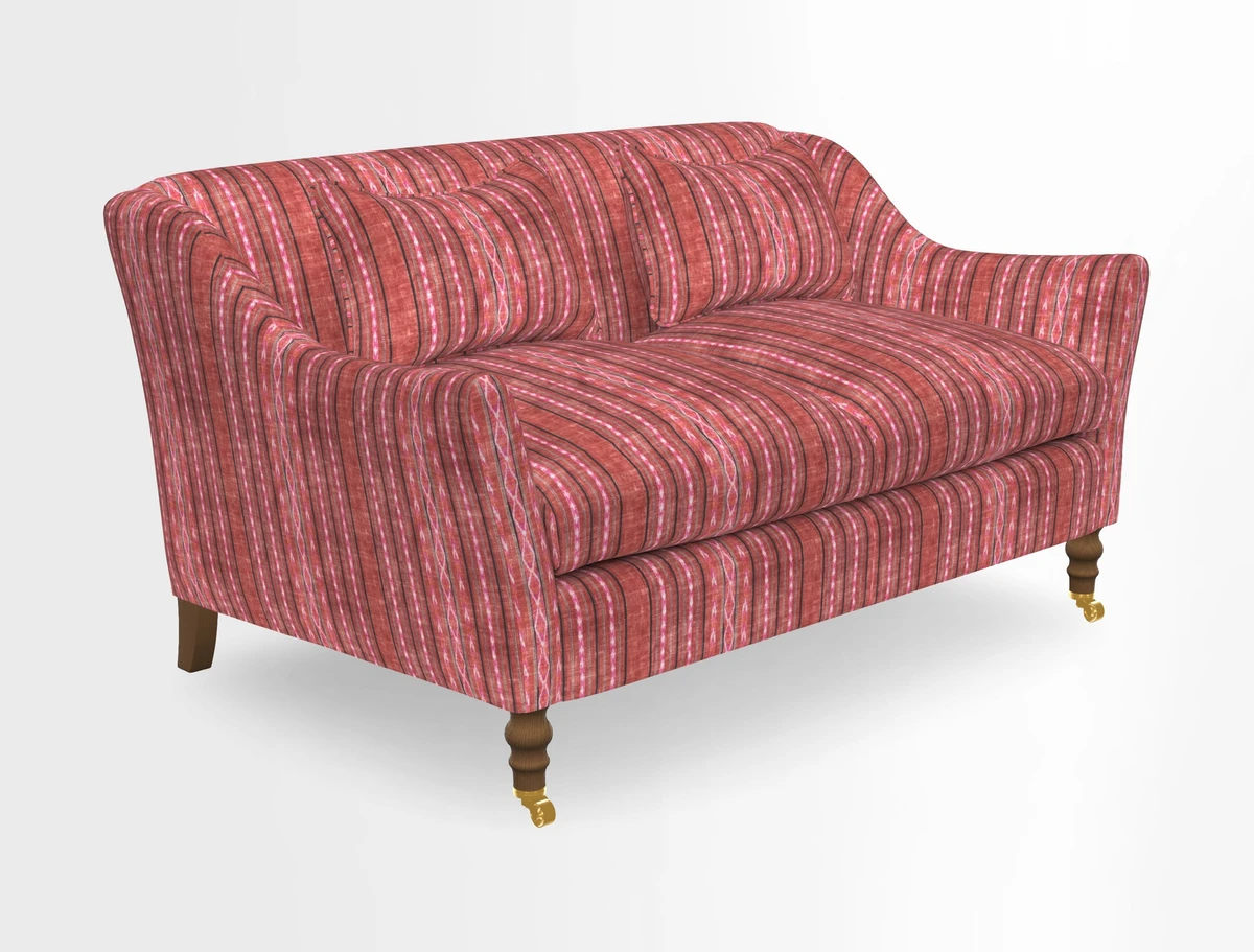 Cromer 3 Seater Sofa in RHS Botanicals Henry Moon Lions Tail Terracotta