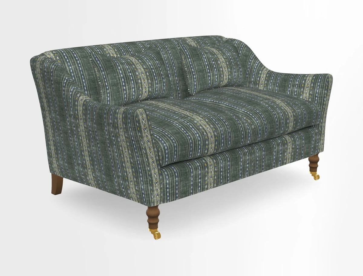 Cromer 3 Seater Sofa in RHS Botanicals Henry Moon Lions Tail Terracotta