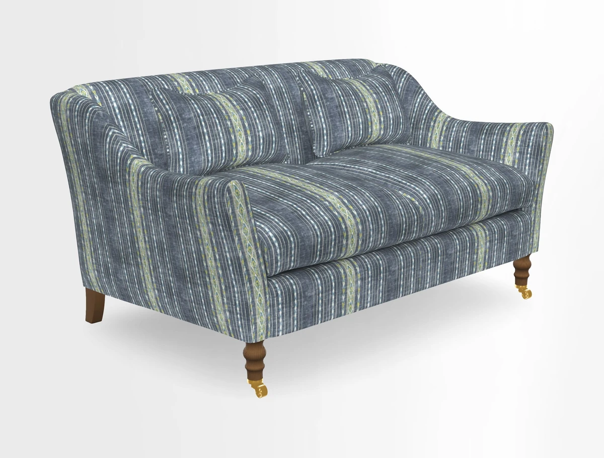 Cromer 3 Seater Sofa in RHS Botanicals Henry Moon Lions Tail Terracotta