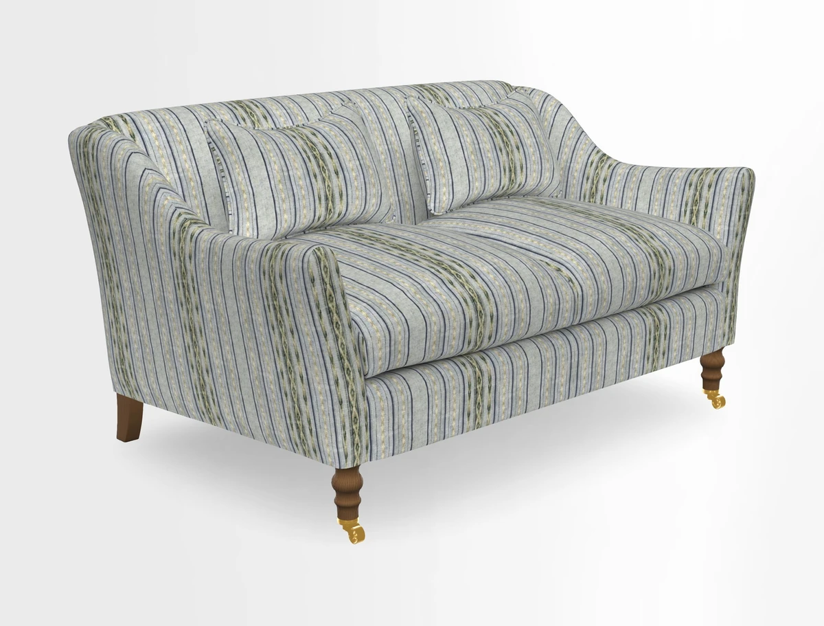 Cromer 3 Seater Sofa in RHS Botanicals Henry Moon Lions Tail Terracotta
