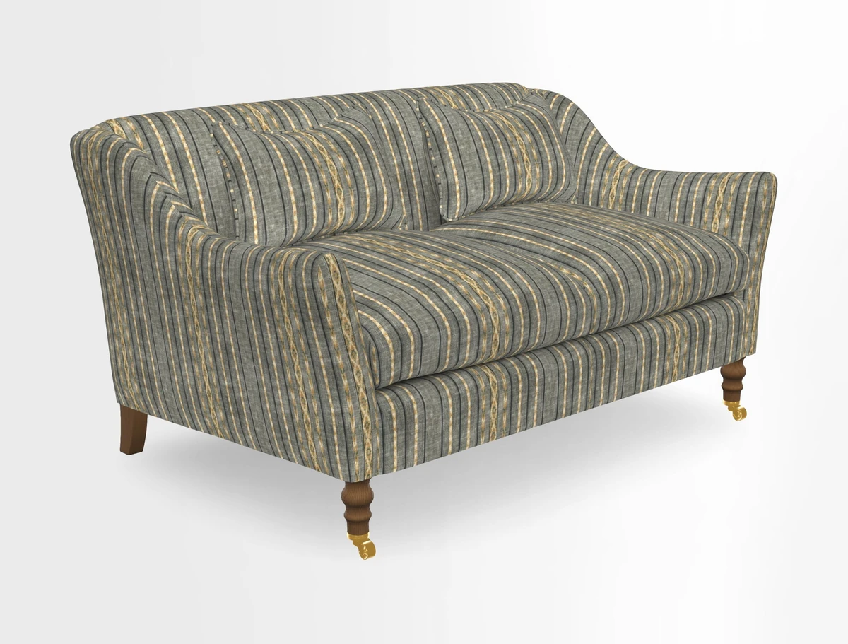 Cromer 3 Seater Sofa in RHS Botanicals Henry Moon Lions Tail Terracotta
