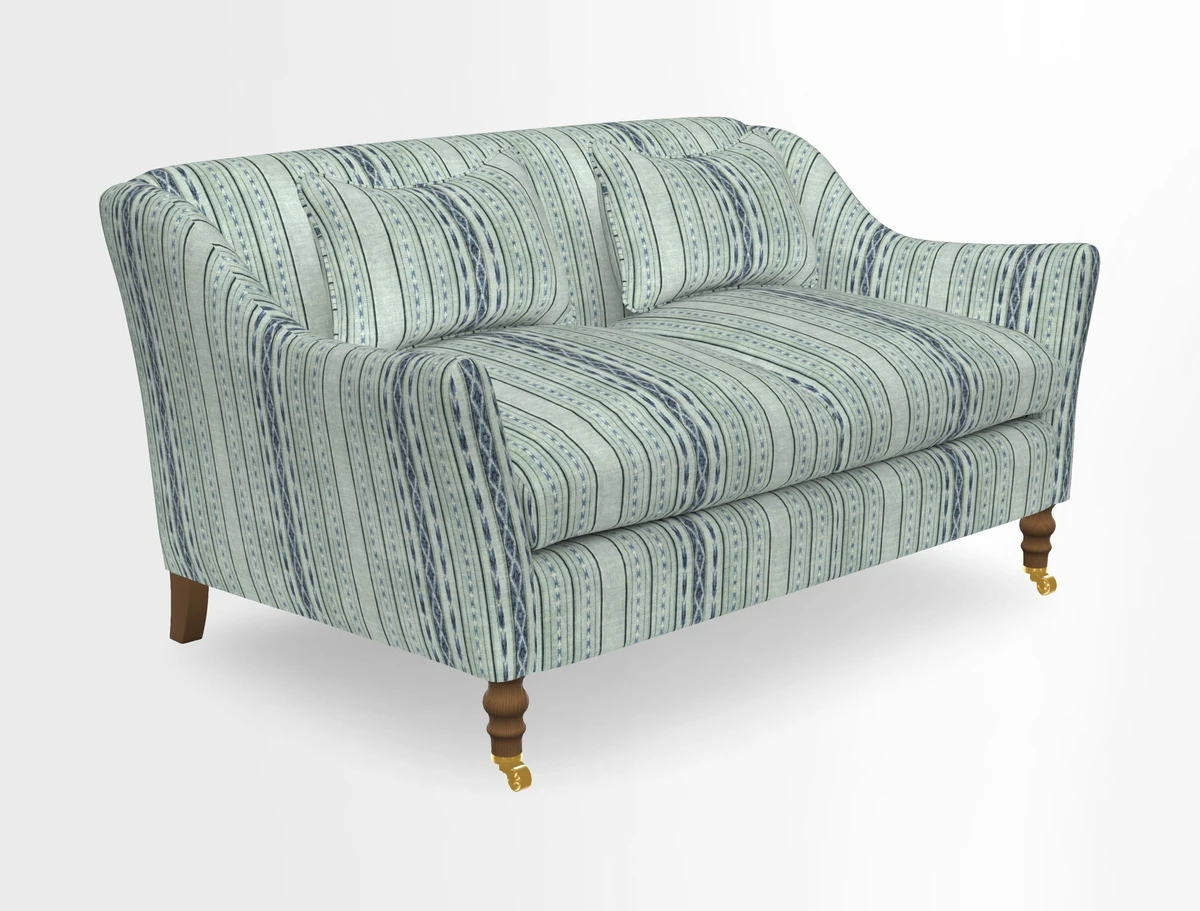 Cromer 3 Seater Sofa in RHS Botanicals Henry Moon Lions Tail Terracotta
