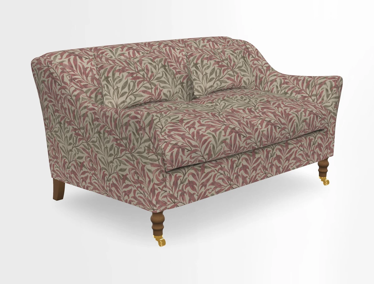 Cromer 3 Seater Sofa in RHS Botanicals Henry Moon Lions Tail Terracotta