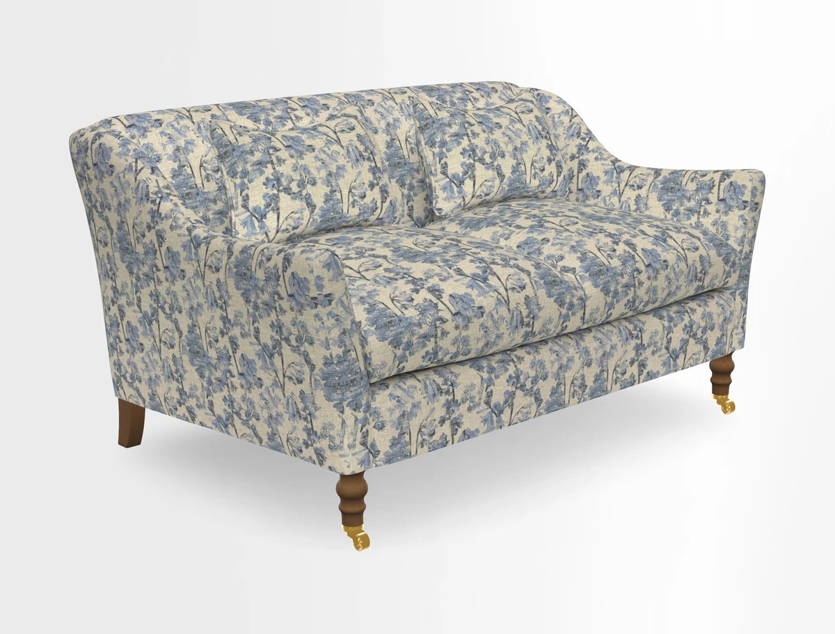 Cromer 3 Seater Sofa in RHS Botanicals Henry Moon Lions Tail Terracotta