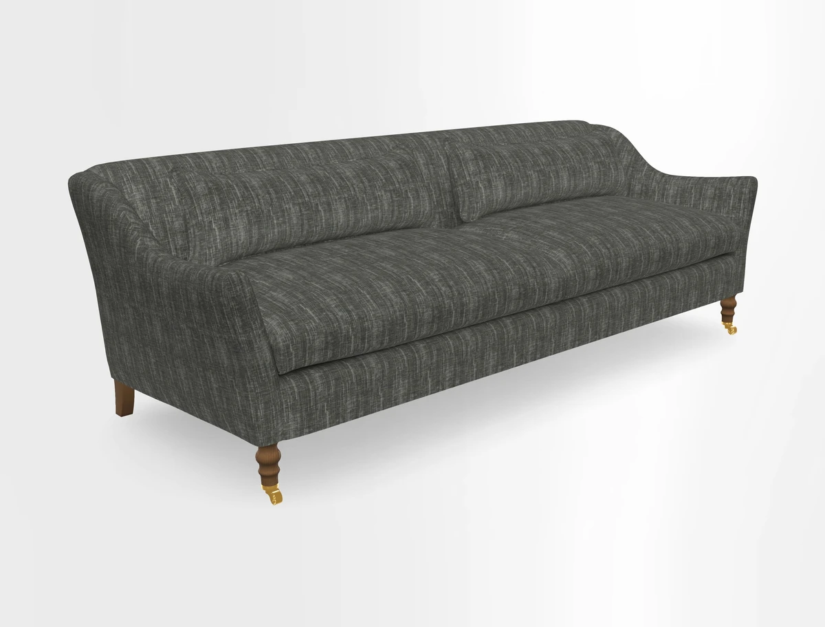 Cromer 3 Seater Sofa in RHS Botanicals Henry Moon Lions Tail Terracotta