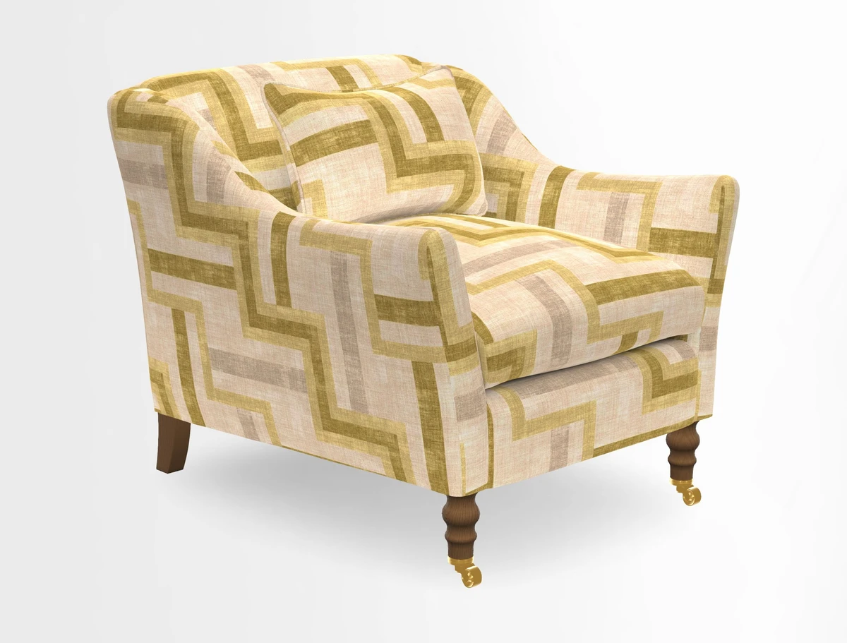 Cromer Chair in Two Tone Plain Biscuit