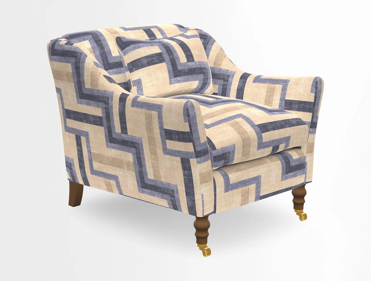 Cromer Chair in Two Tone Plain Biscuit