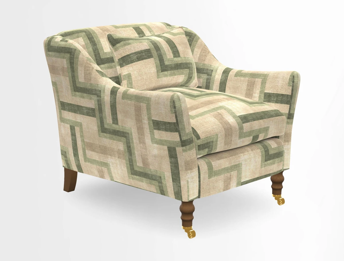 Cromer Chair in Two Tone Plain Biscuit