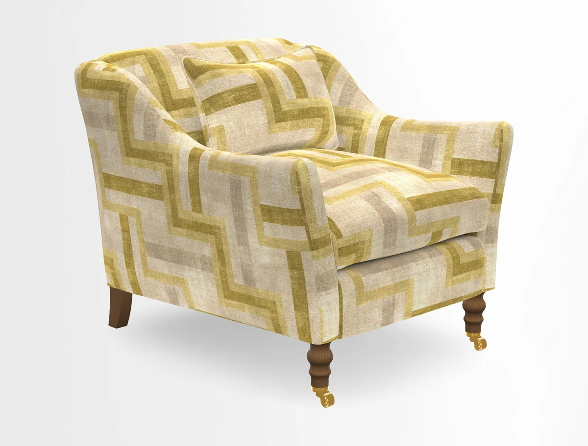 Cromer Chair in Two Tone Plain Biscuit