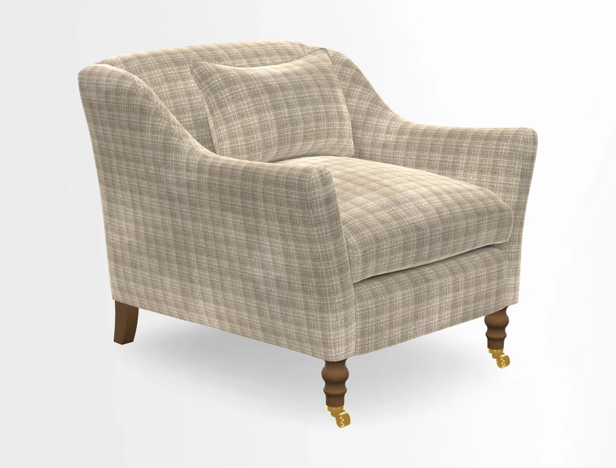 Cromer Chair in Two Tone Plain Biscuit