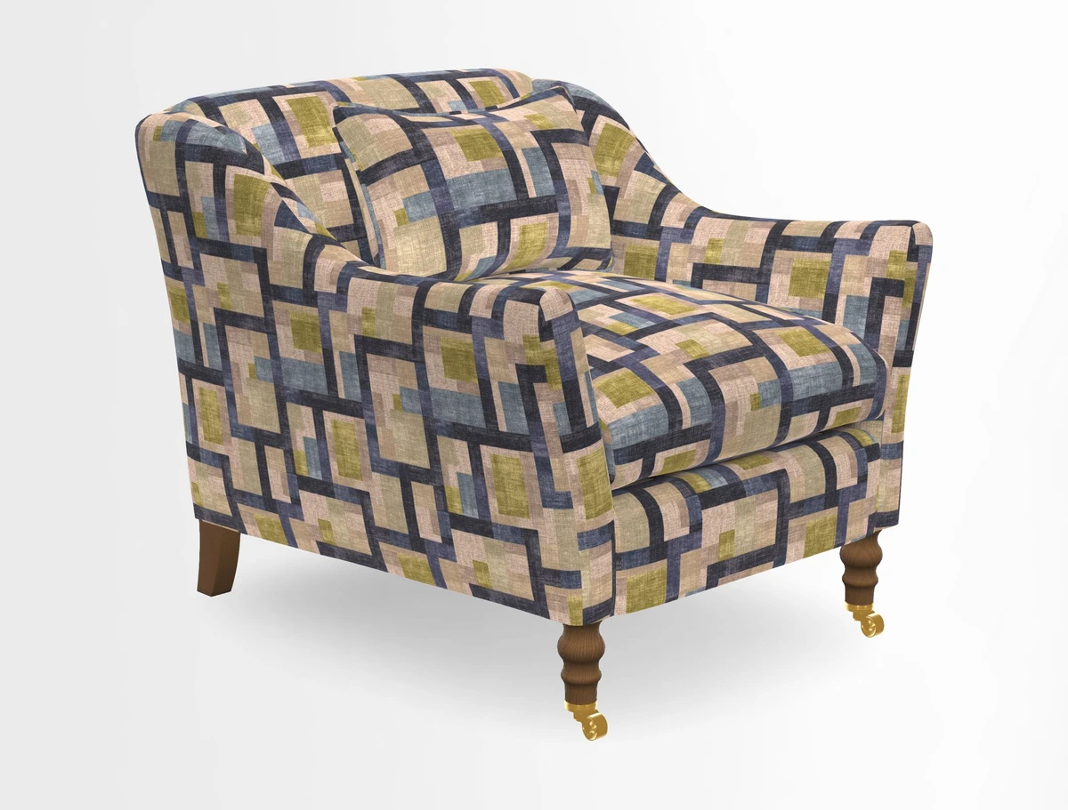 Cromer Chair in Two Tone Plain Biscuit