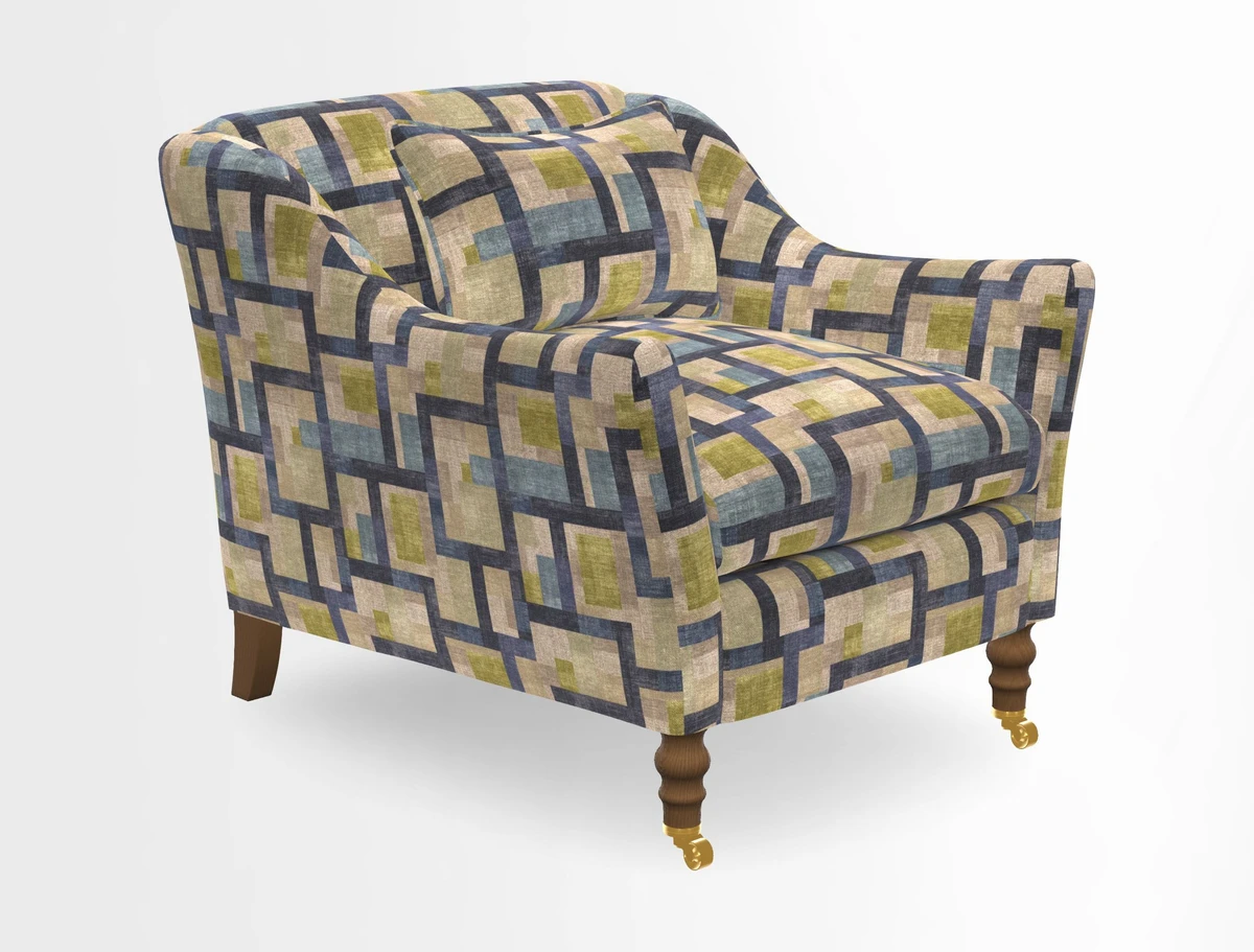 Cromer Chair in Two Tone Plain Biscuit