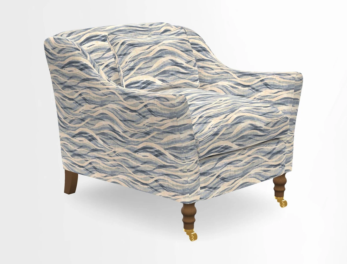 Cromer Chair in Two Tone Plain Biscuit