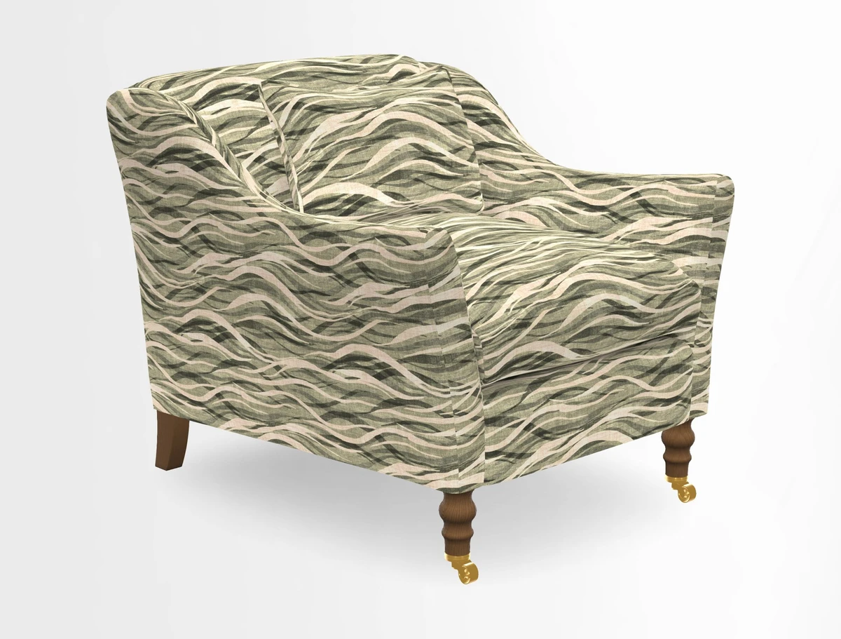 Cromer Chair in Two Tone Plain Biscuit