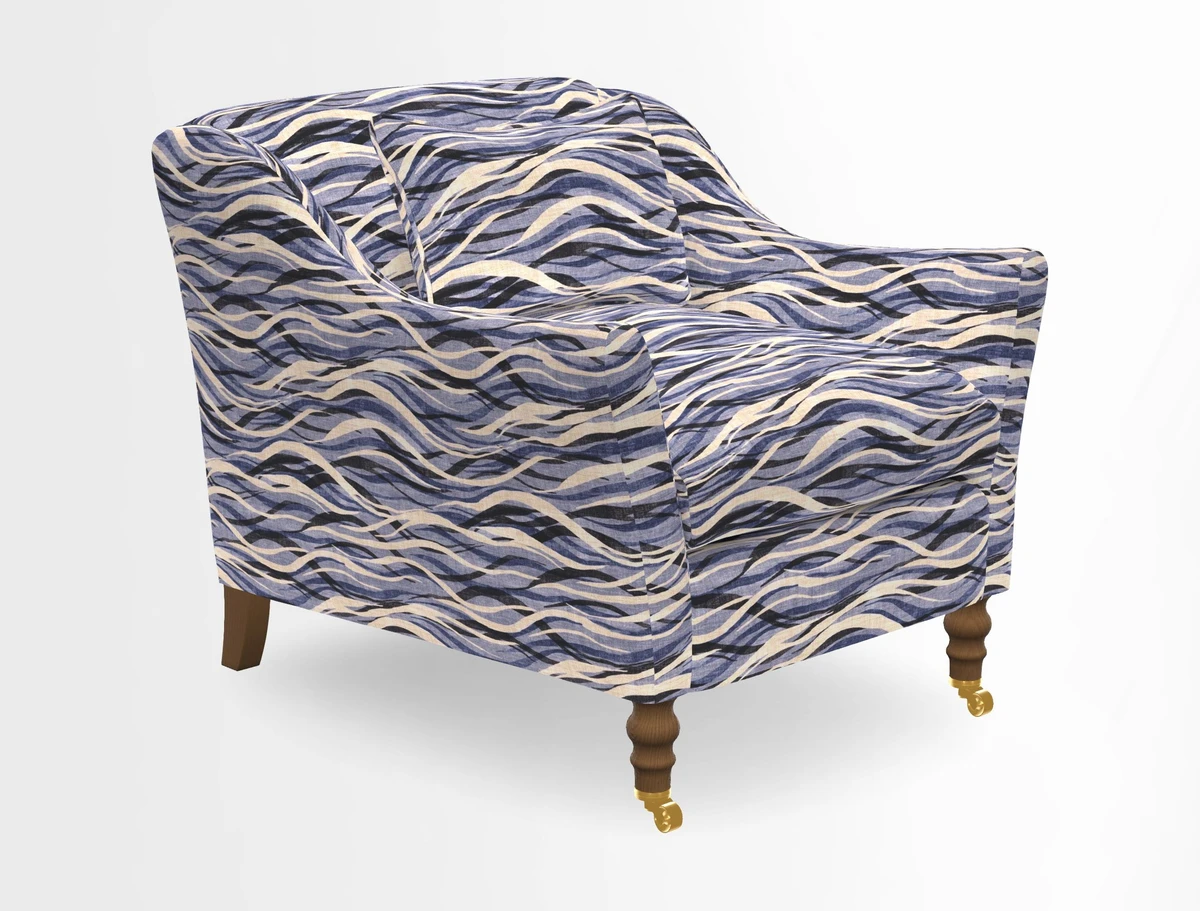 Cromer Chair in Two Tone Plain Biscuit