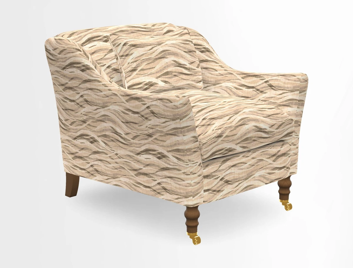 Cromer Chair in Two Tone Plain Biscuit