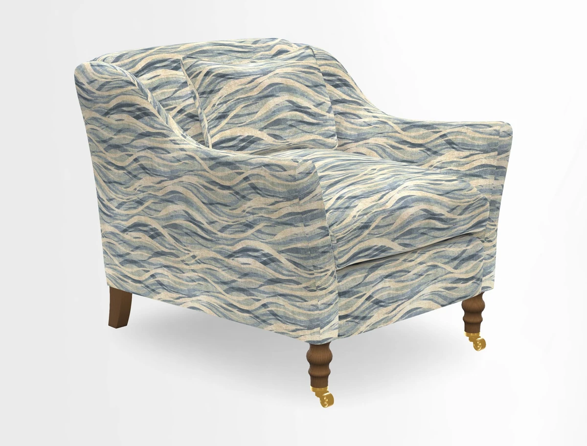 Cromer Chair in Two Tone Plain Biscuit