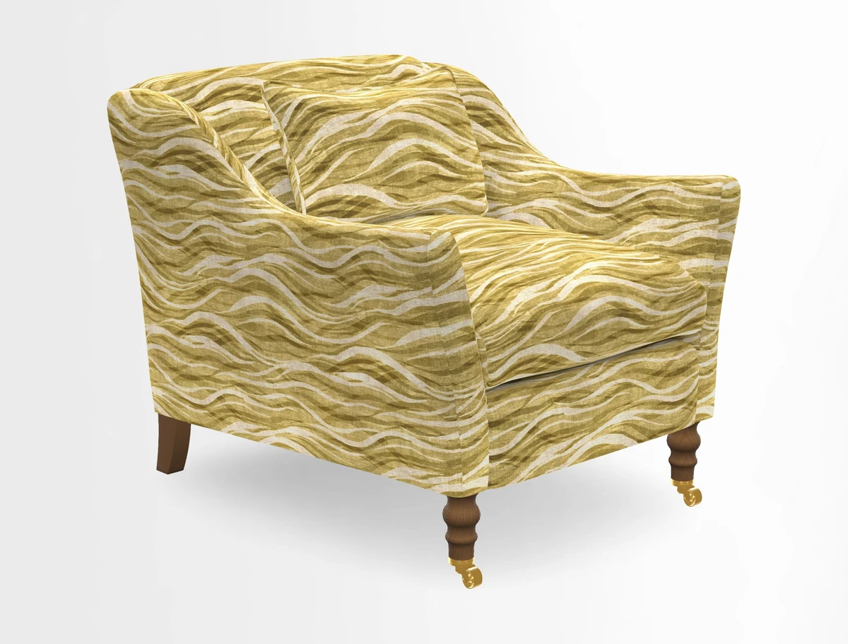 Cromer Chair in Two Tone Plain Biscuit