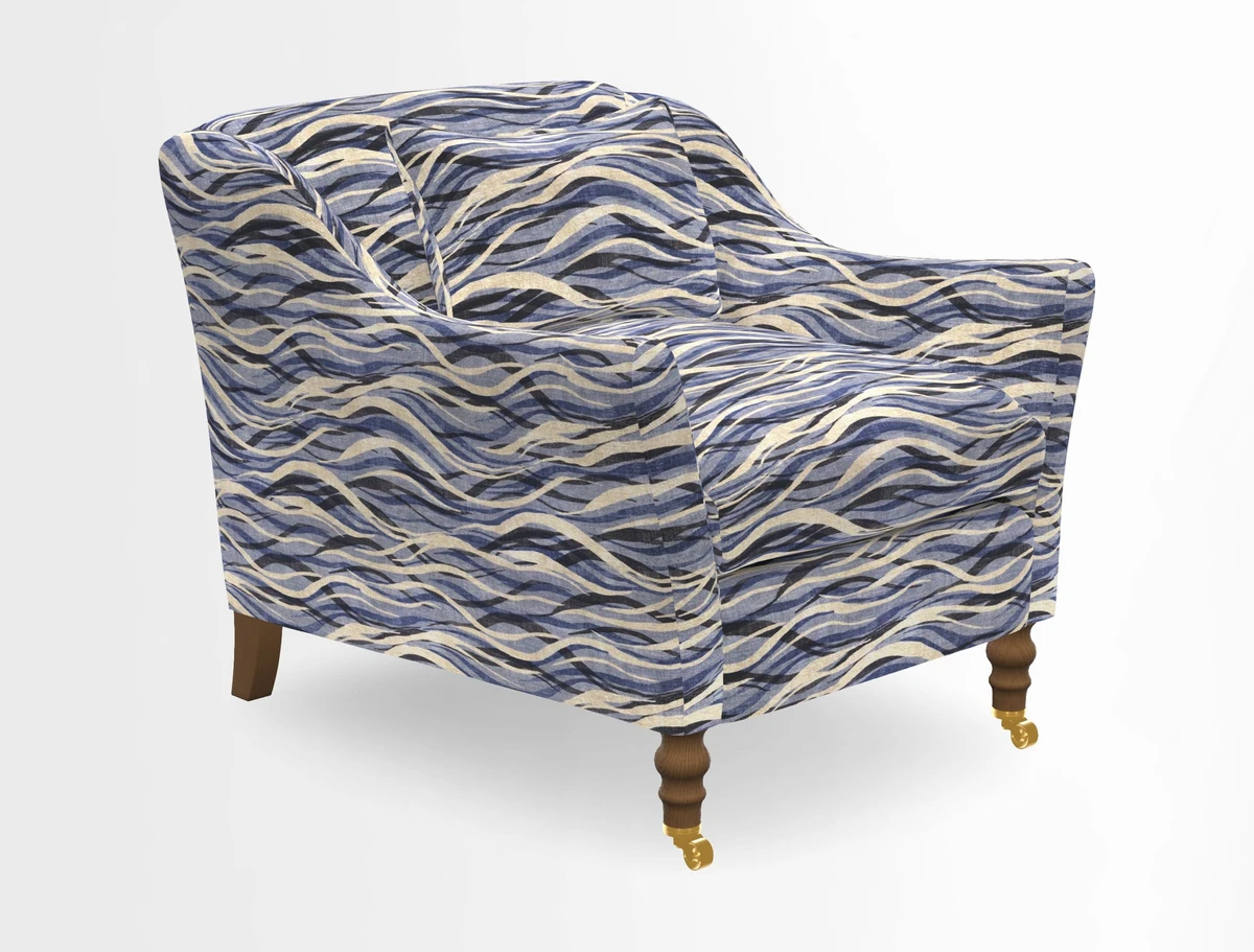 Cromer Chair in Two Tone Plain Biscuit