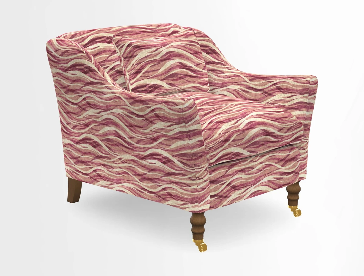 Cromer Chair in Two Tone Plain Biscuit