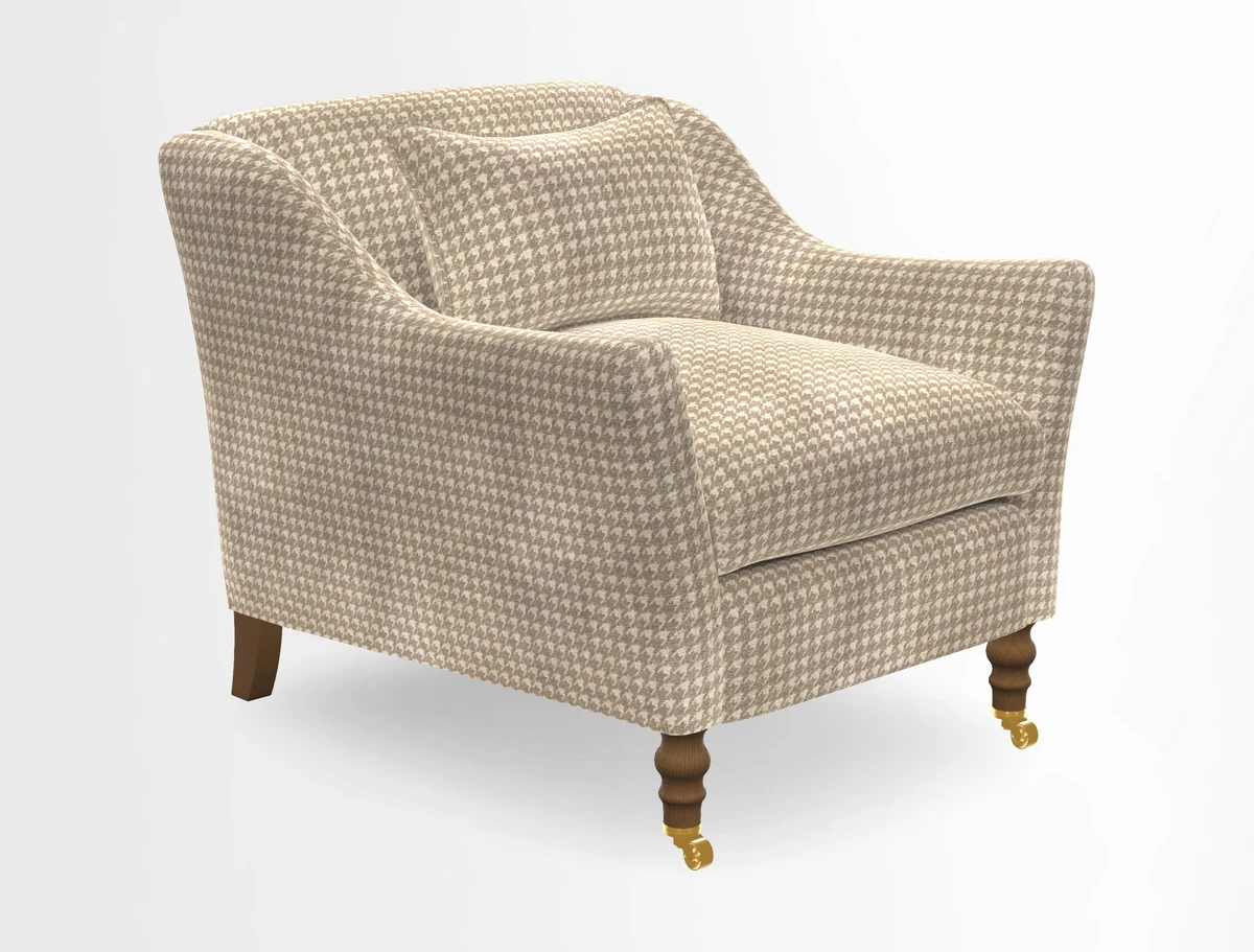Cromer Chair in Two Tone Plain Biscuit