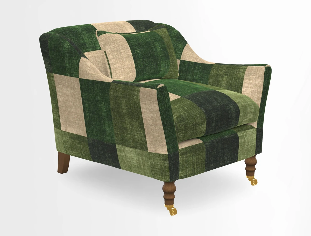 Cromer Chair in Two Tone Plain Biscuit