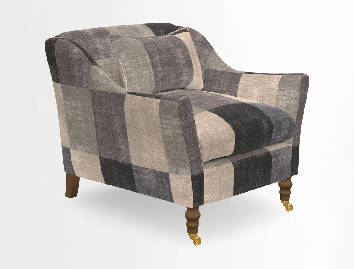 Cromer Chair in Two Tone Plain Biscuit