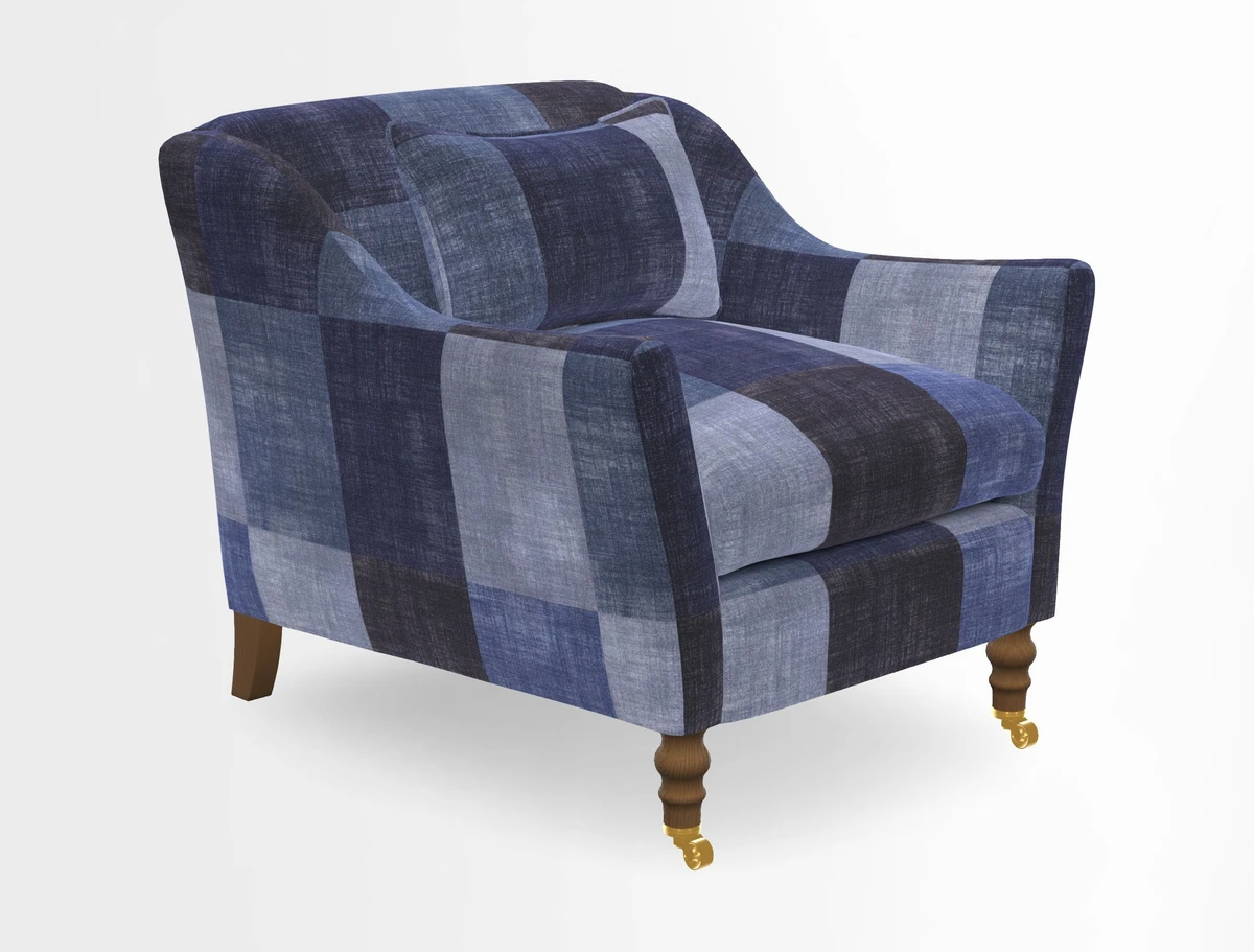 Cromer Chair in Two Tone Plain Biscuit