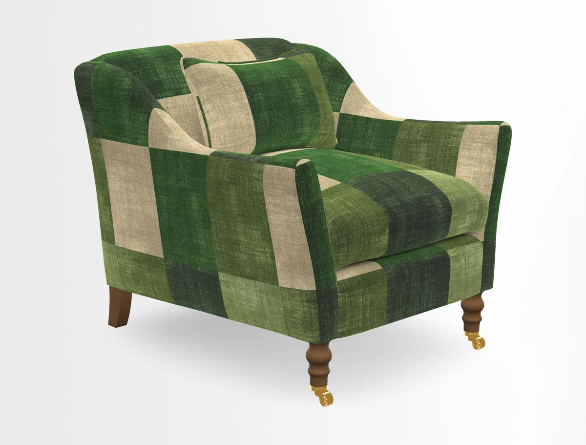 Cromer Chair in Two Tone Plain Biscuit