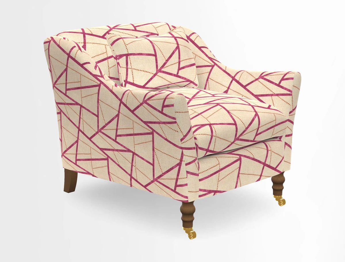 Cromer Chair in Two Tone Plain Biscuit