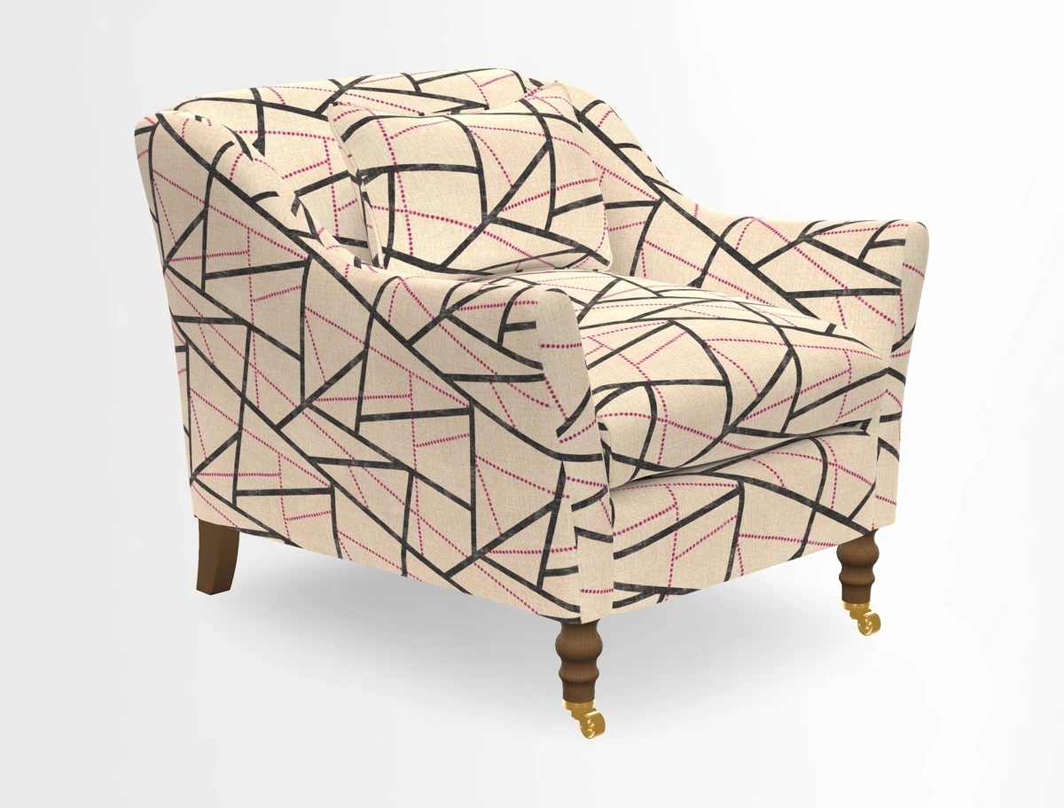 Cromer Chair in Two Tone Plain Biscuit