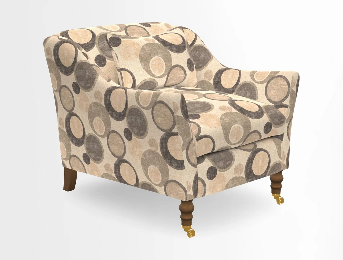 Cromer Chair in Two Tone Plain Biscuit