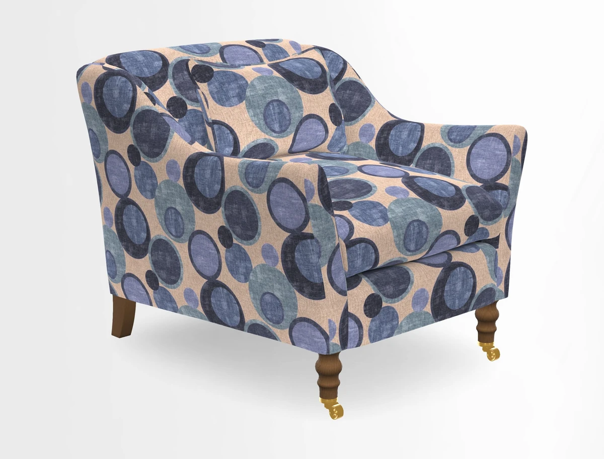 Cromer Chair in Two Tone Plain Biscuit