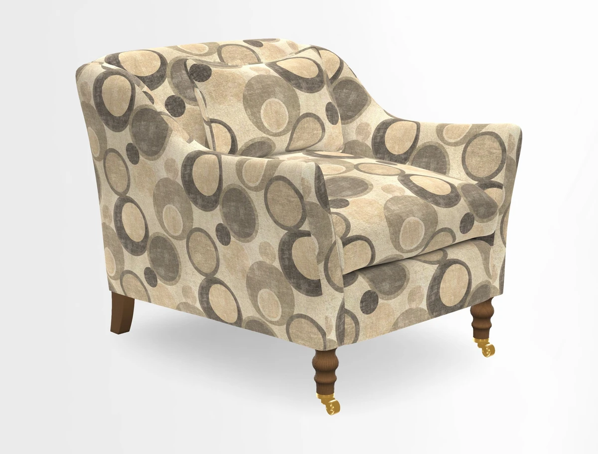 Cromer Chair in Two Tone Plain Biscuit