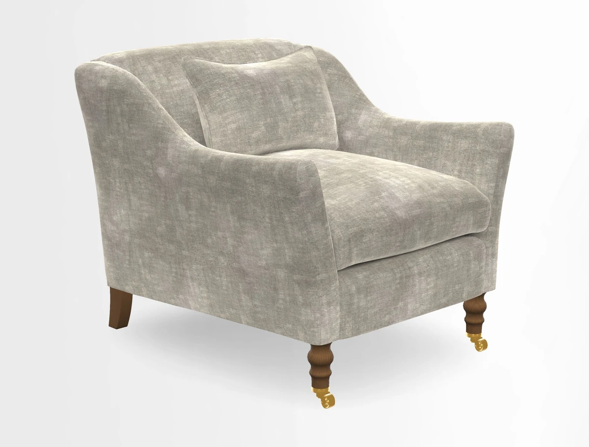 Cromer Chair in Two Tone Plain Biscuit