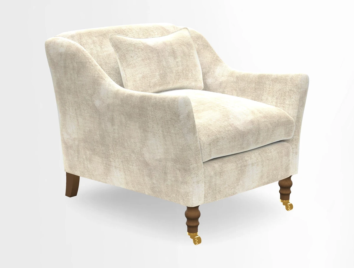 Cromer Chair in Two Tone Plain Biscuit