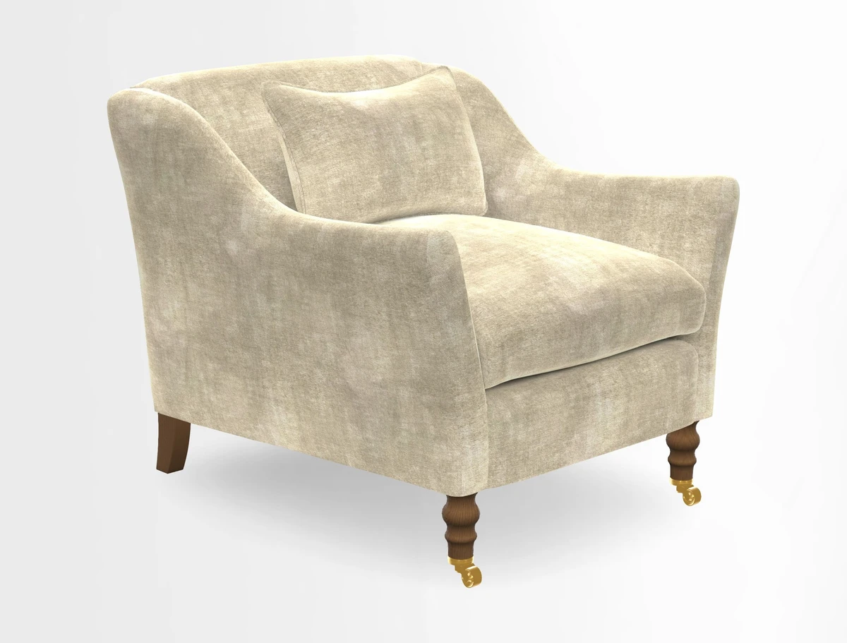 Cromer Chair in Two Tone Plain Biscuit