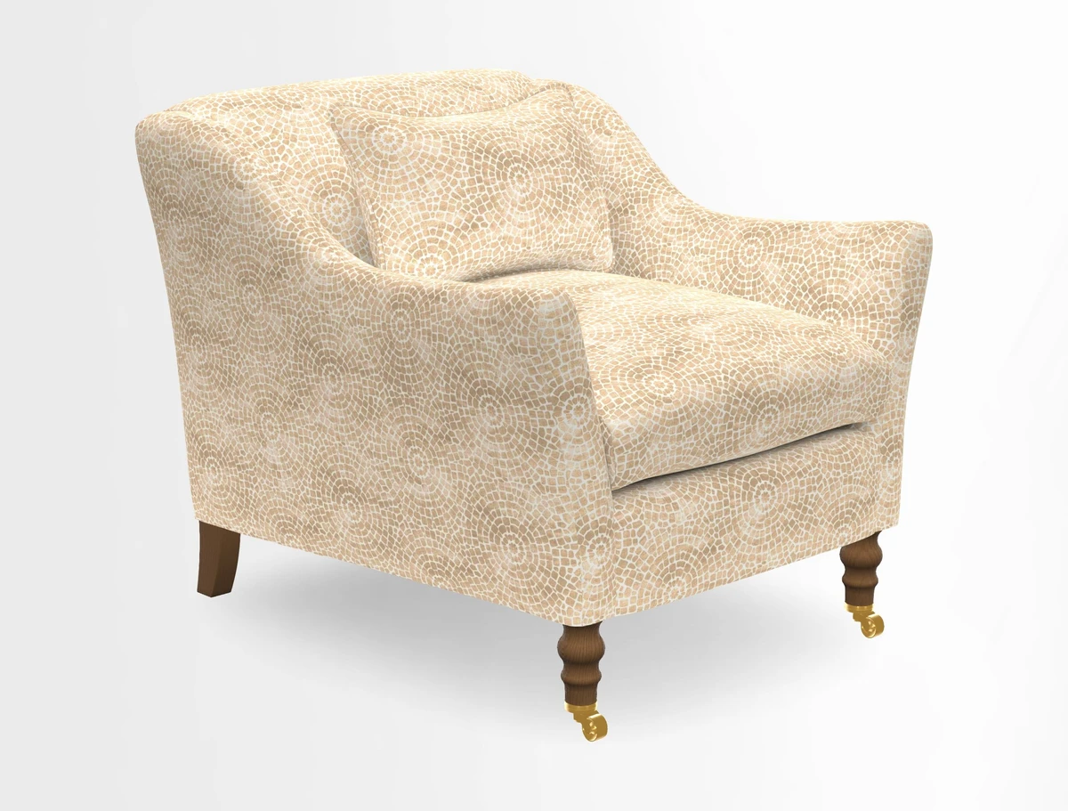 Cromer Chair in Two Tone Plain Biscuit
