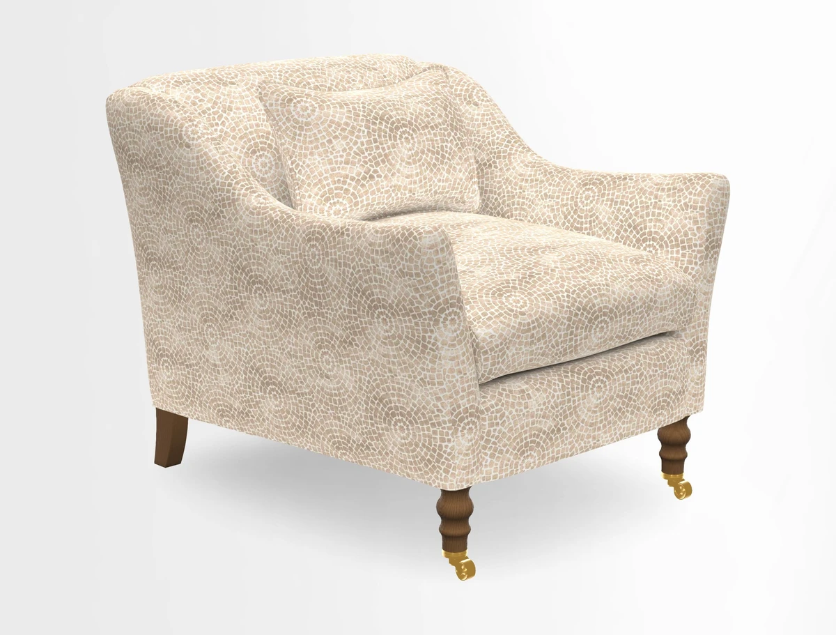 Cromer Chair in Two Tone Plain Biscuit