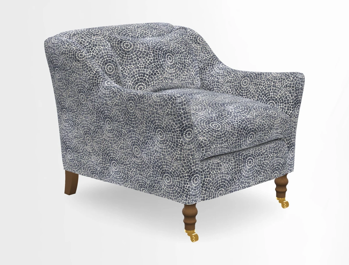 Cromer Chair in Two Tone Plain Biscuit