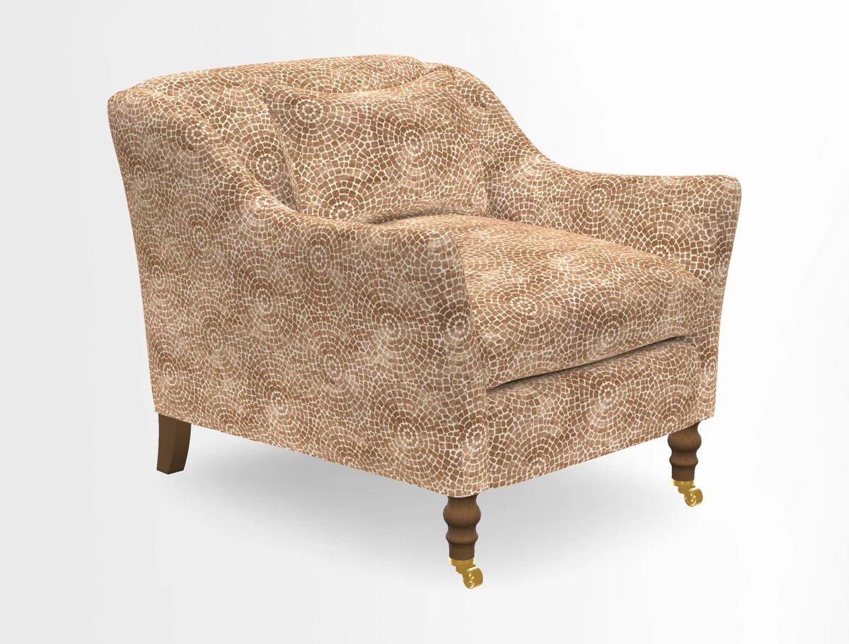 Cromer Chair in Two Tone Plain Biscuit