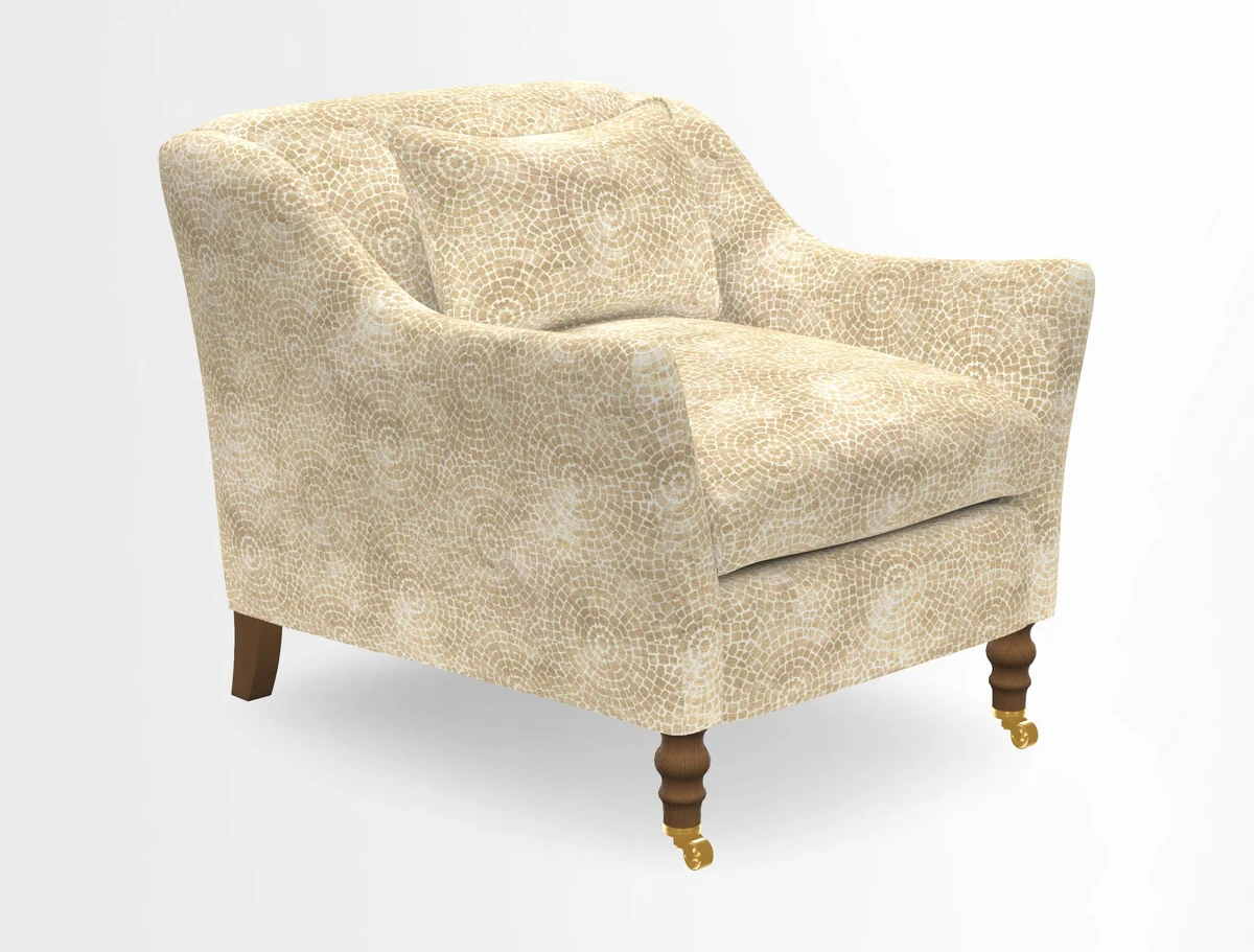 Cromer Chair in Two Tone Plain Biscuit