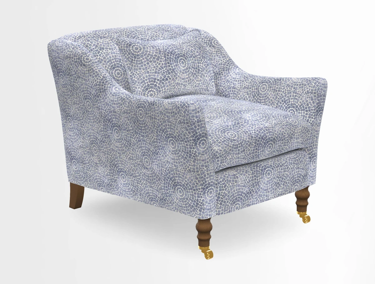 Cromer Chair in Two Tone Plain Biscuit