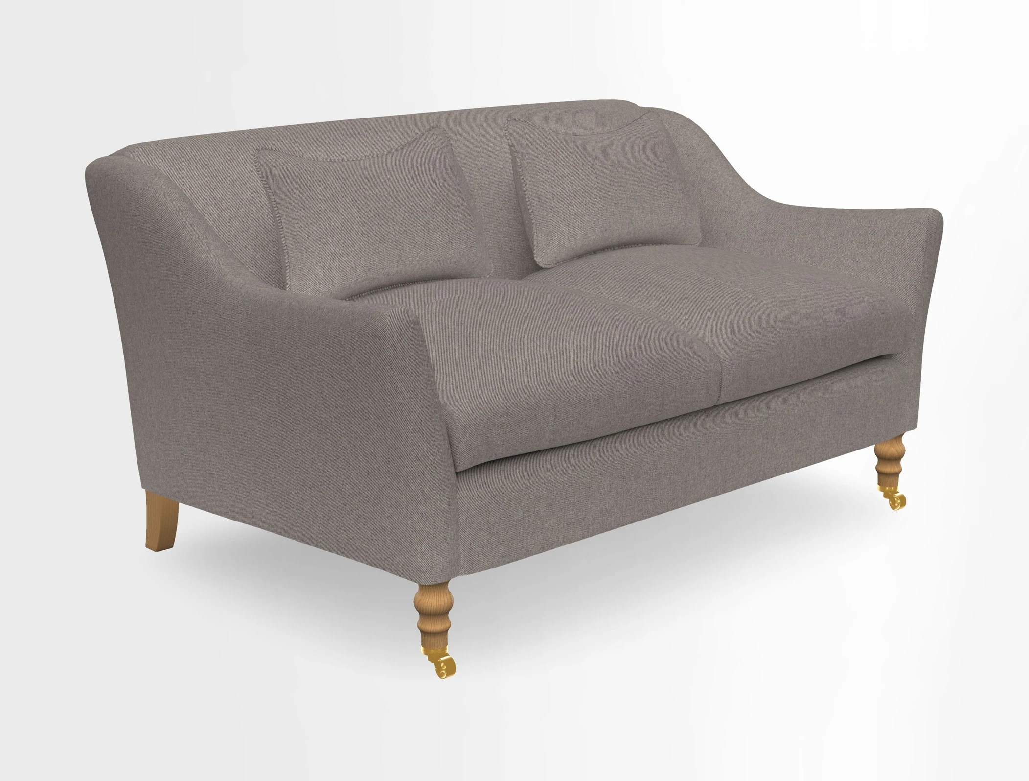 Cromer 3 Seater Sofa in RHS Botanicals Henry Moon Lions Tail Terracotta