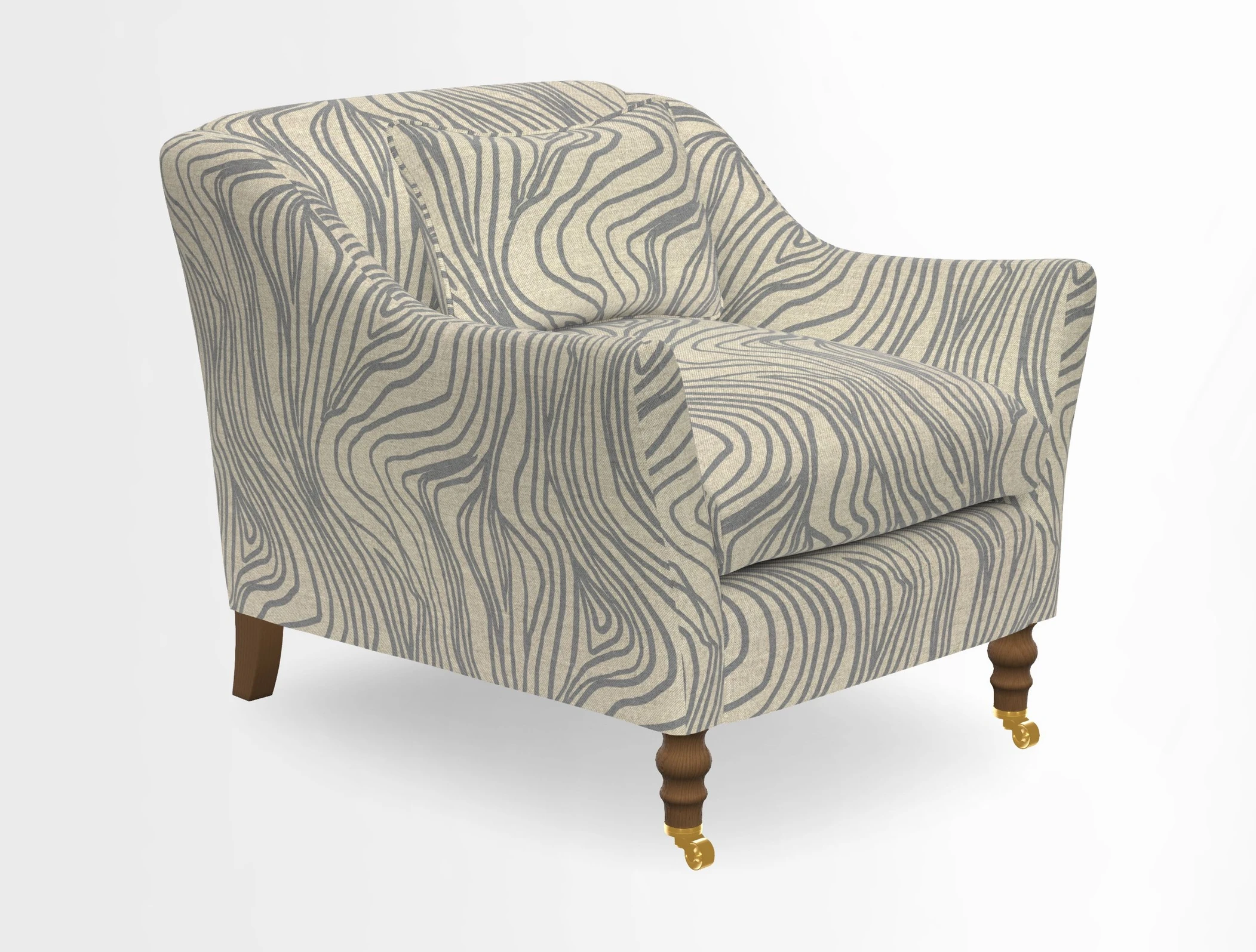Cromer Chair in Two Tone Plain Biscuit