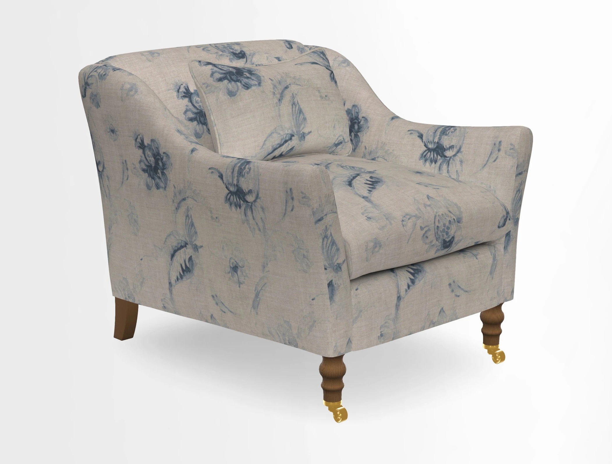 Cromer Chair in Two Tone Plain Biscuit