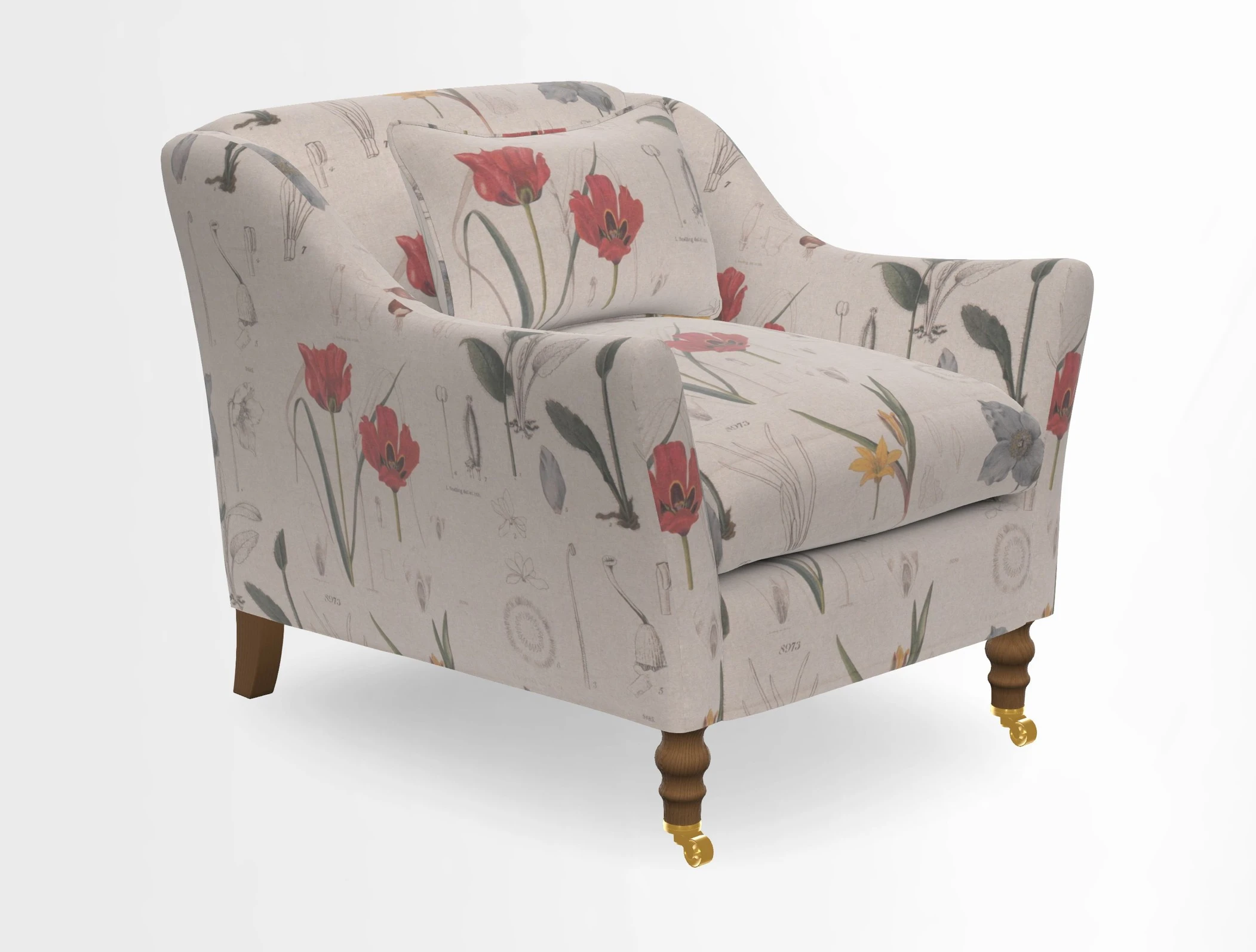 Cromer Chair in Two Tone Plain Biscuit