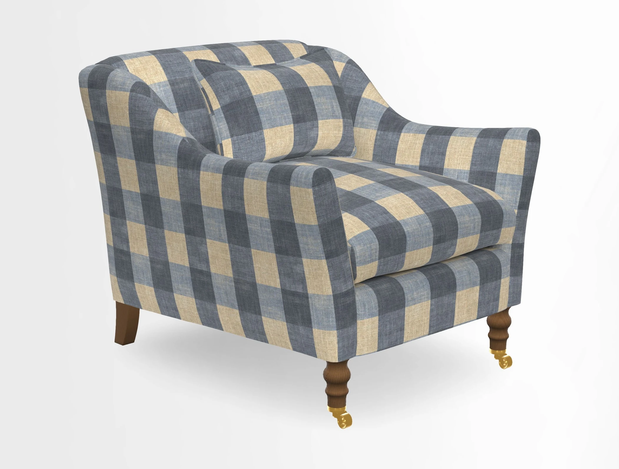 Cromer Chair in Two Tone Plain Biscuit