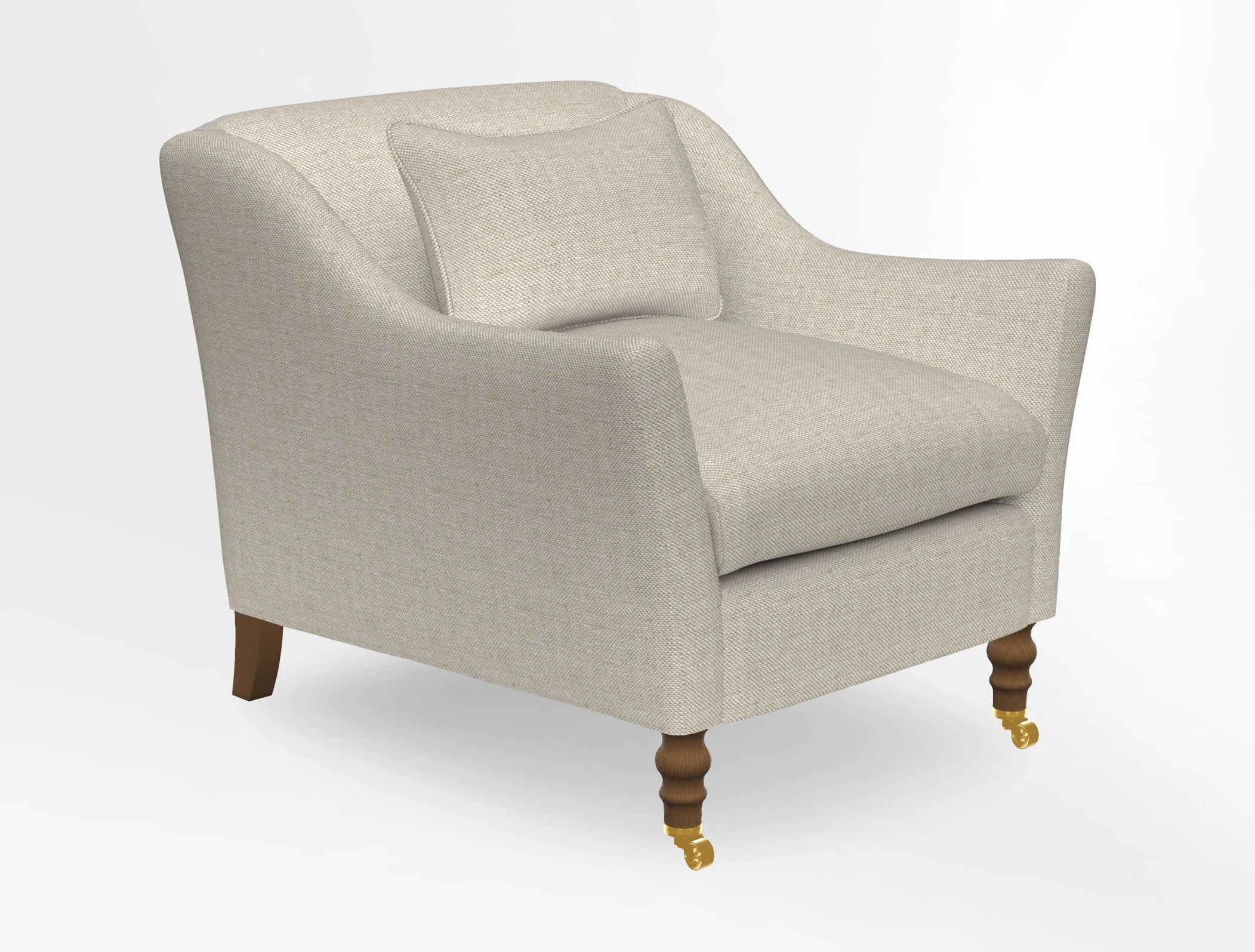 Cromer Chair in Two Tone Plain Biscuit